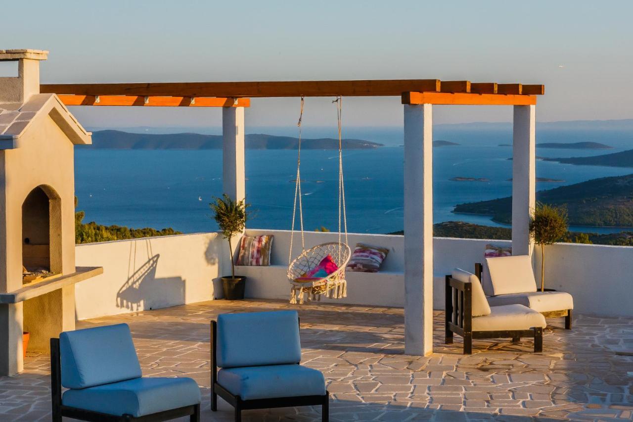 Villa Zlatno Sunce In The Hills Near Trogir Vrsine Luaran gambar