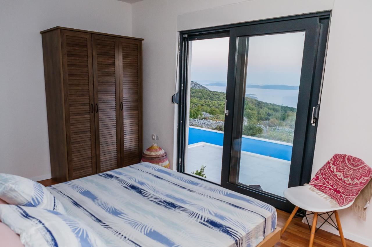 Villa Zlatno Sunce In The Hills Near Trogir Vrsine Luaran gambar