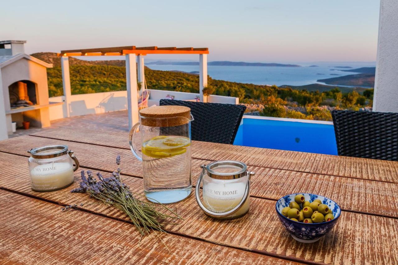 Villa Zlatno Sunce In The Hills Near Trogir Vrsine Luaran gambar
